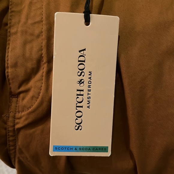NWT Scotch & Soda Men’s Mott Super-Slim Chino 28/30 color of walnut - Picture 3 of 14